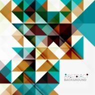 Abstract geometric background Modern overlapping triangles N666