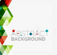 Abstract geometric background Modern overlapping triangles N667