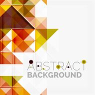 Abstract geometric background Modern overlapping triangles N671