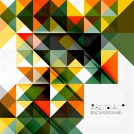 Abstract geometric background Modern overlapping triangles N672