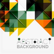 Abstract geometric background Modern overlapping triangles N673