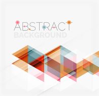 Abstract geometric background Modern overlapping triangles N675