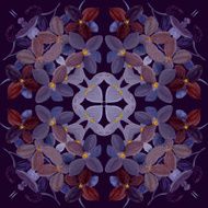 Abstract flower lilac background