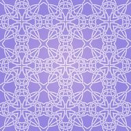 Seamless abstract violet pattern with white fancy ornament