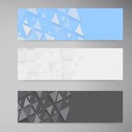 Vector banners and squares Color set N2