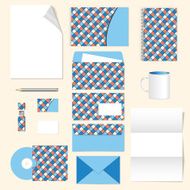 corporate identity stationery template design Documentation for business N6