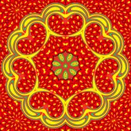 Flower ornament N16
