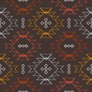 Vector navajo tribal ornament N27