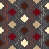 Vector navajo tribal ornament N32