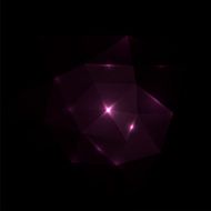 Background dark polygonal with lighting effects
