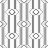 Geometric Outline Seamless Pattern