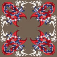 asian ornament N37