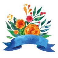 Beautiful Floral Greeting Card Bright illustration invitation card N8