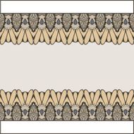 Mehndy flowers card N12