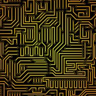 Circuit board seamless pattern N3