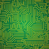 Circuit board seamless pattern N4