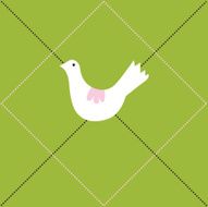 Bird (Tiling background vector)