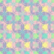 abstract retro geometric pattern N24
