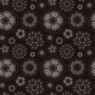 elegant geometric floral seamless pattern N4