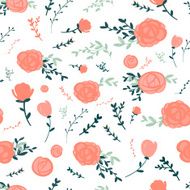 graceful seamless floral pattern N3
