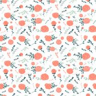 graceful seamless floral pattern N4