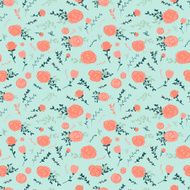 graceful seamless floral pattern N6