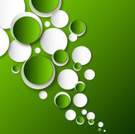 white and green color circles N4