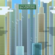 City seamless background