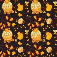 Ornate vector seamless pattern N2