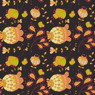 Ornate vector seamless pattern N4