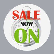 Sale Banner with Place for Your Text Vector Illustration EPS10