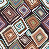 Vector seamless pattern with multicolored diamonds