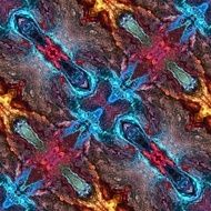 Seamless kaleidoscope texture or pattern colorful spectrum 2