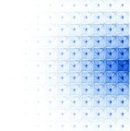 Blue modular pattern