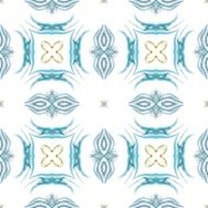 Seamless kaleidoscope texture or pattern in blue and green 2