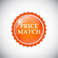Price Match Label Vector Illustration N2