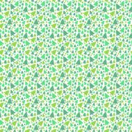 Seamless Christmas trees pattern
