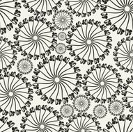 Vector seamless pattern Black and white abstract background N12