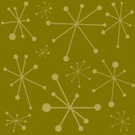 Funky Retro Green Background