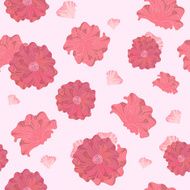graceful seamless floral pattern N9