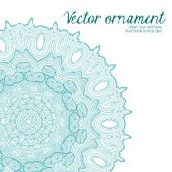 Abstract vector floral ornamental border Lace pattern design N5