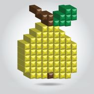 Vector pixel art
