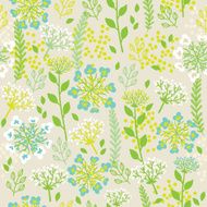 Seamless pattern with herbs N4