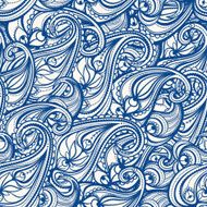 blue paisley N3
