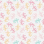 Light floral seamless vector pattern N3