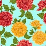 Seamless pattern with flowers Summer background