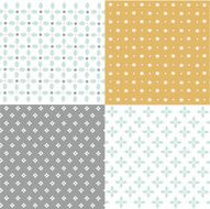Set of seamless geometric patterns N32