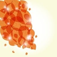 colorful autumn leaves Vector illustration N12