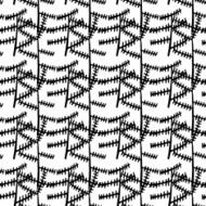 Abstract black and white background industrial vector seamless pattern