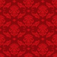 Red damask wallpaper (seamless)
